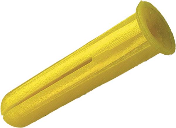 JCP Yellow Ankerit Standard Plastic Plugs